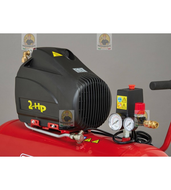Compressore coassiale 50 Litri - 2 Hp Monofase Fini Amico 50/2400