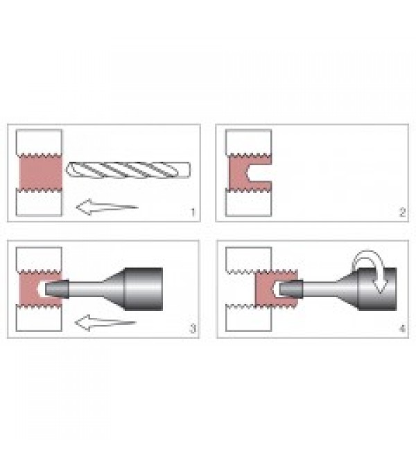 Kraftwerk 3057 11 Piece Bolt Extractor Set of 2 16 mm