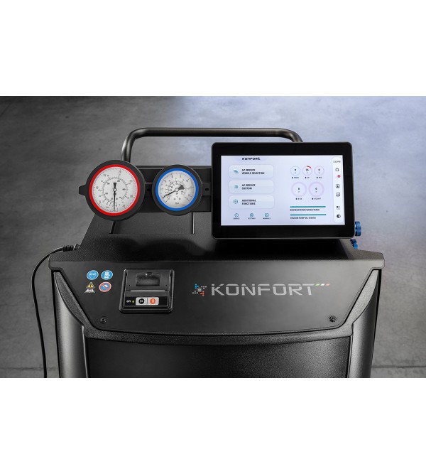 Konfort 760 TOUCH BUS automatic A/C charging station R134A/R1234YF
